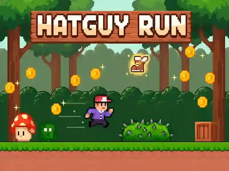 Leikur Hatguy Run á netinu