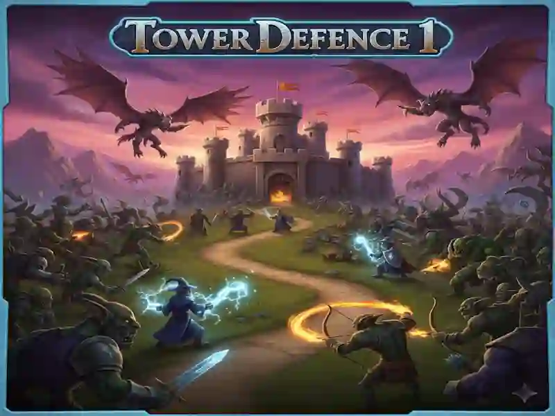 Leikur Tower Defense 1 á netinu
