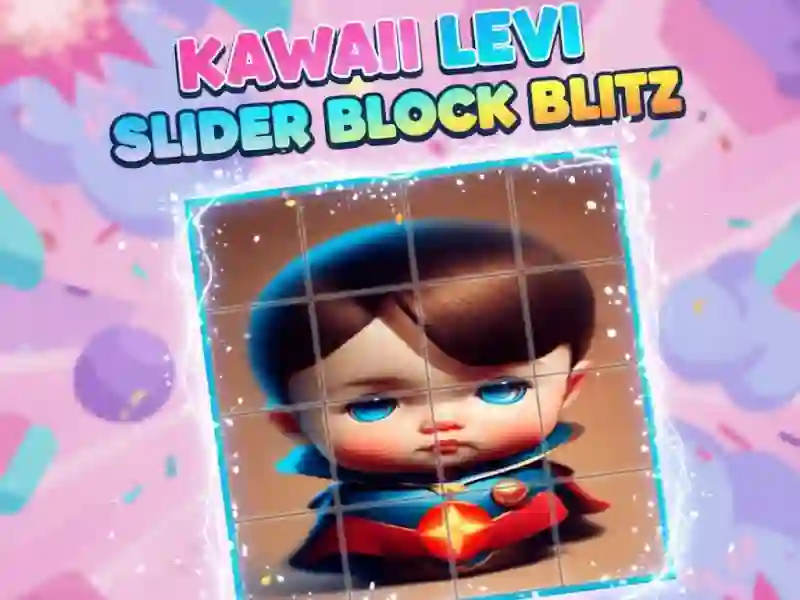 Leikur Kawaii Levi Slider Block Blitz á netinu