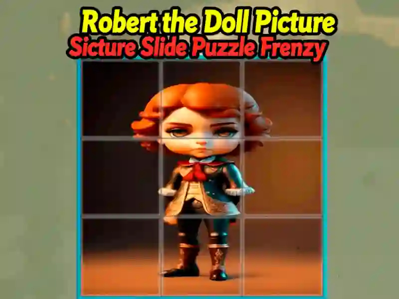 Leikur Robert the Doll Mynd Slide Puzzle Frenzy á netinu