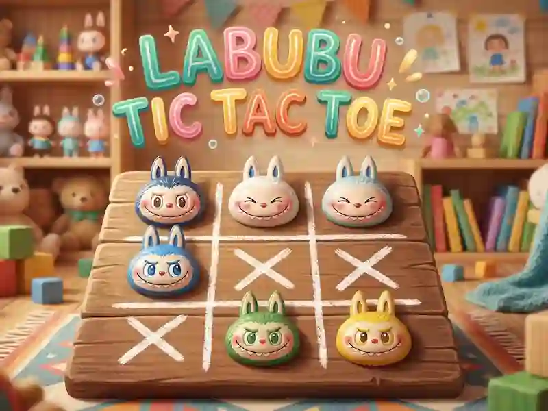Leikur Labubu Tic Tac Toe á netinu