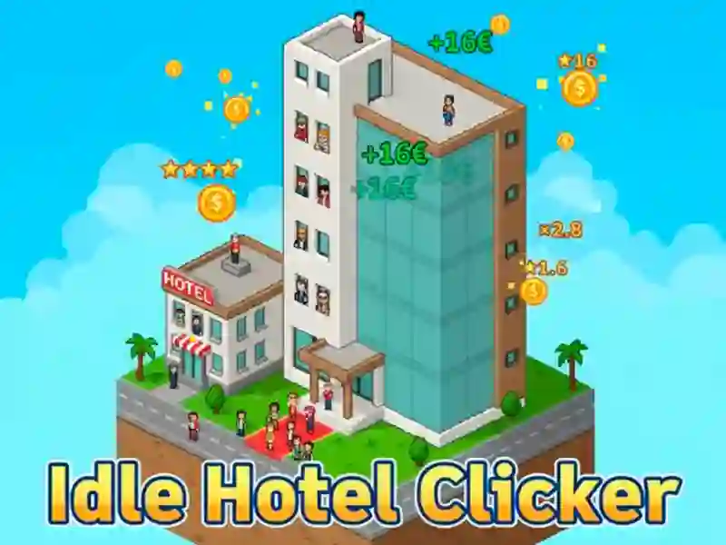Leikur Idle Hotel Clicker á netinu