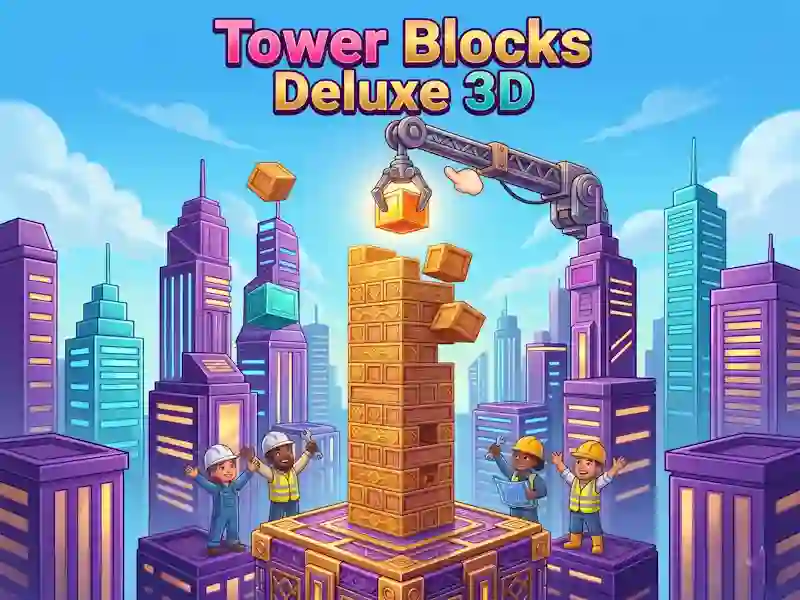 Leikur Tower Blocks Deluxe 3D á netinu