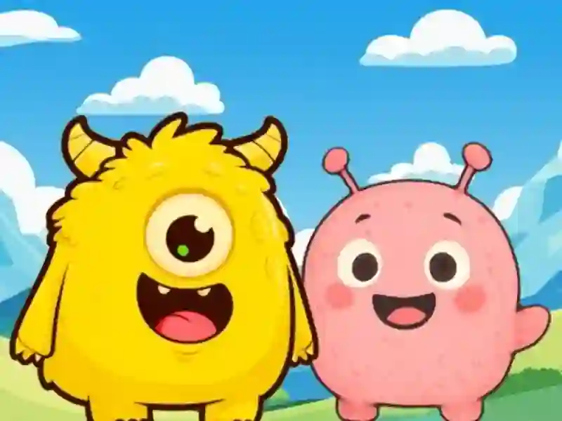 Leikur Gleðilegt skrímsli á netinu