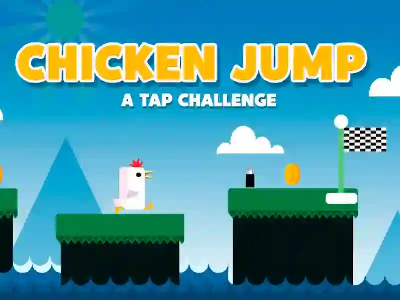 Leikur Chicken Jump: A Tap Challenge á netinu