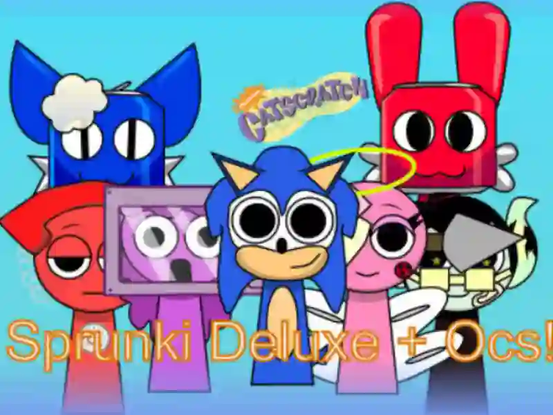 Leikur Sprunki Deluxe + Ocs! á netinu