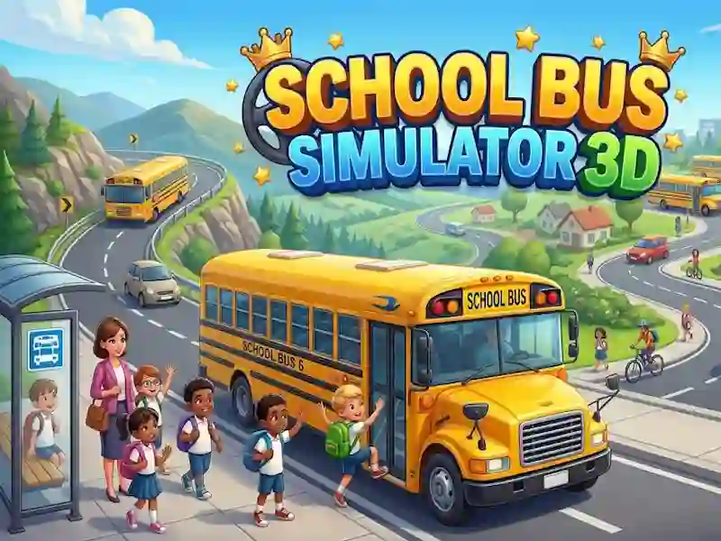 Leikur School Bus Simulator 3D á netinu