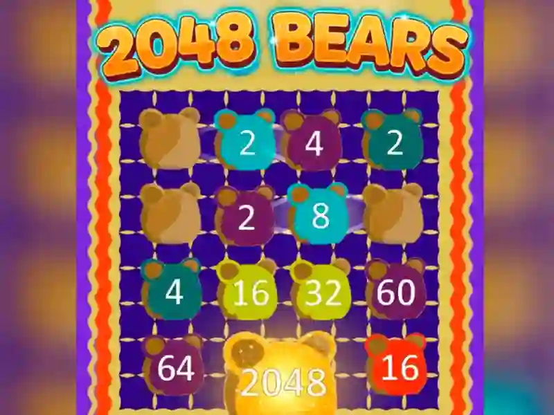 Leikur 2048 Björn á netinu
