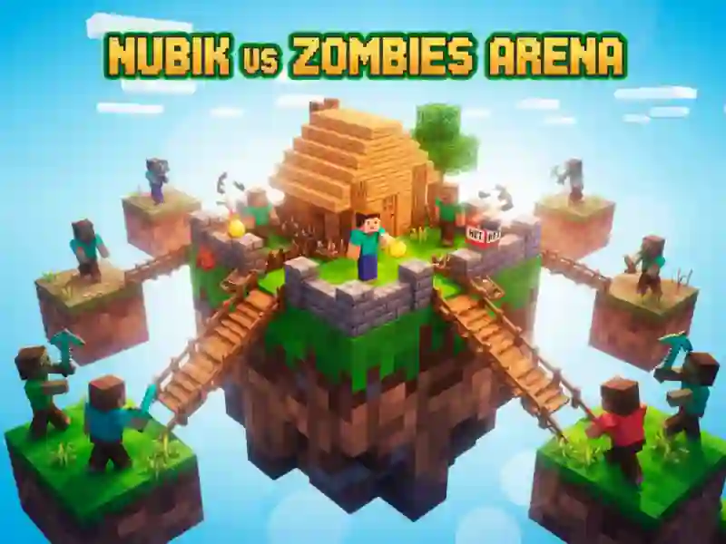 Leikur Nubik Vs Zombies Arena á netinu