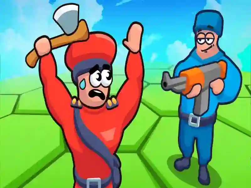 Leikur Flísar sexheimur: Rauður vs blár á netinu