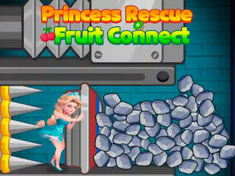 Leikur Princess Rescue Fruit Connect á netinu Leikur Princess Rescue Fruit Connect á netinu