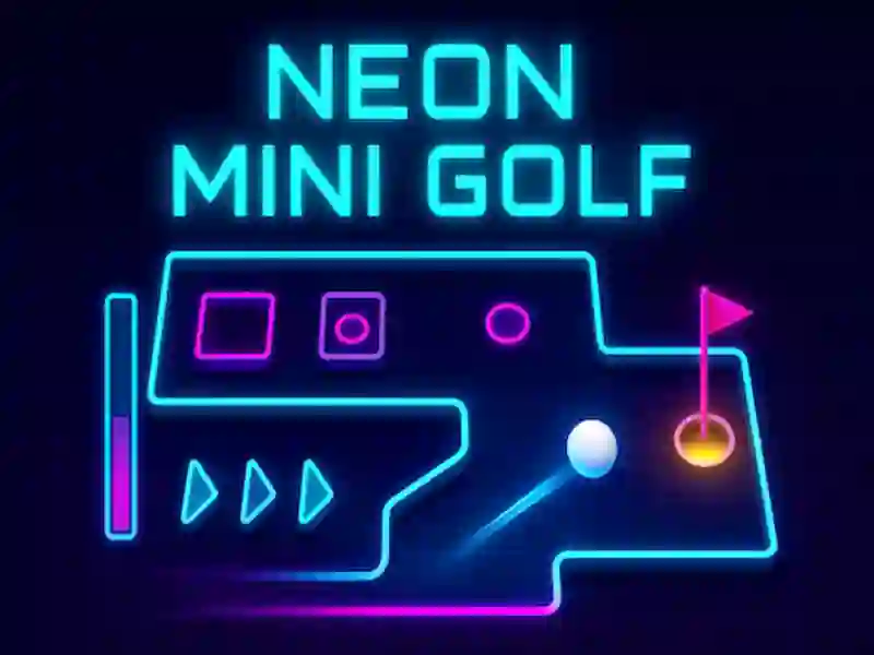 Leikur Neon Mini Golf á netinu