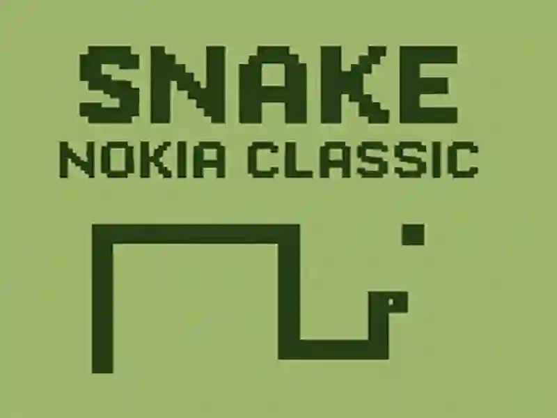 Leikur Snake Nokia Classic á netinu Leikur Snake Nokia Classic á netinu