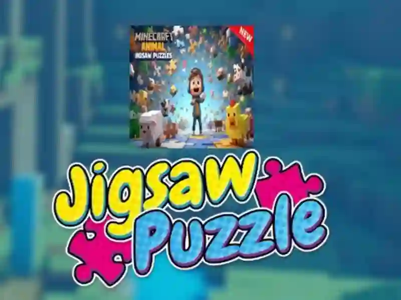 Leikur Minecraft Animal Jigsaw þrautir á netinu