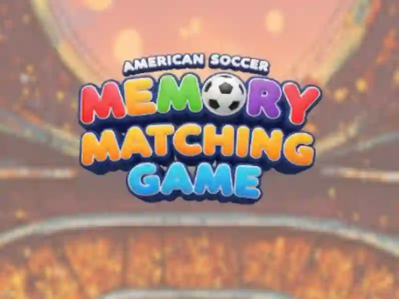 Leikur American Soccer Memory Matching Game á netinu
