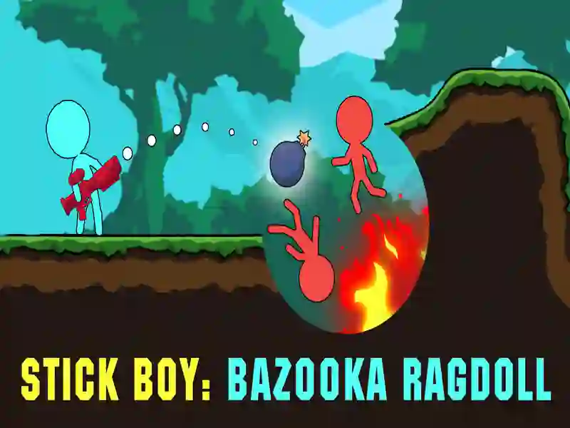 Leikur Stick Boy: Bazooka Ragdoll á netinu