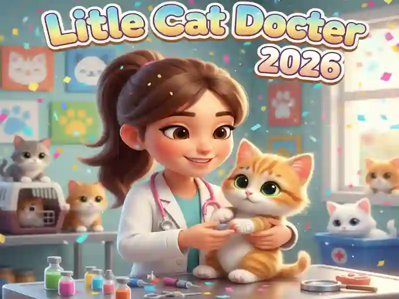 Leikur Little Cat Doctor á netinu