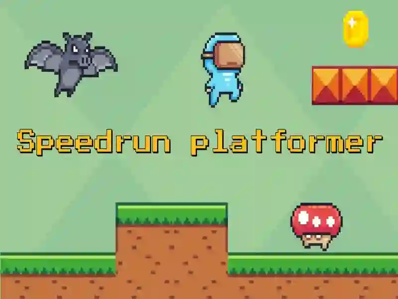 Leikur Speedrun platformer á netinu