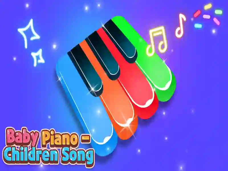 Leikur Baby Piano Children Song á netinu