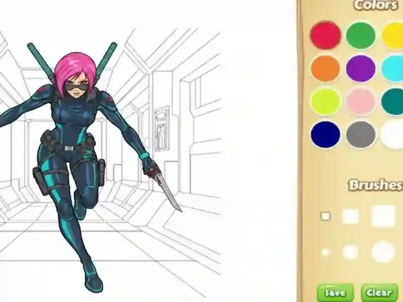 Leikur Vond litarbók fyrir krakka á netinu