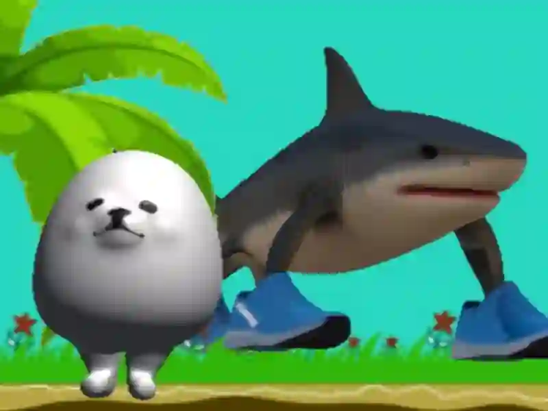 Leikur Eggdog Flappy Tralalero Tralala á netinu