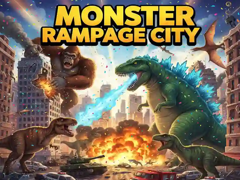Leikur Monster Rampage City á netinu