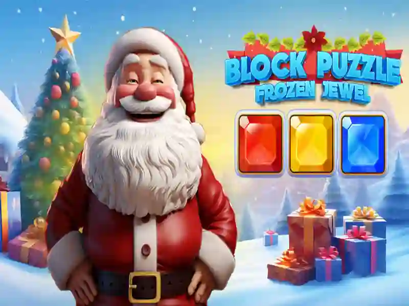 Leikur Block Puzzle frosinn gimsteinn á netinu