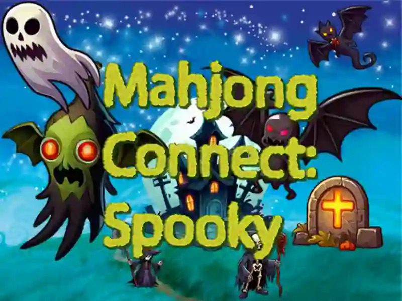 Leikur Mahjong Connect Spooky á netinu