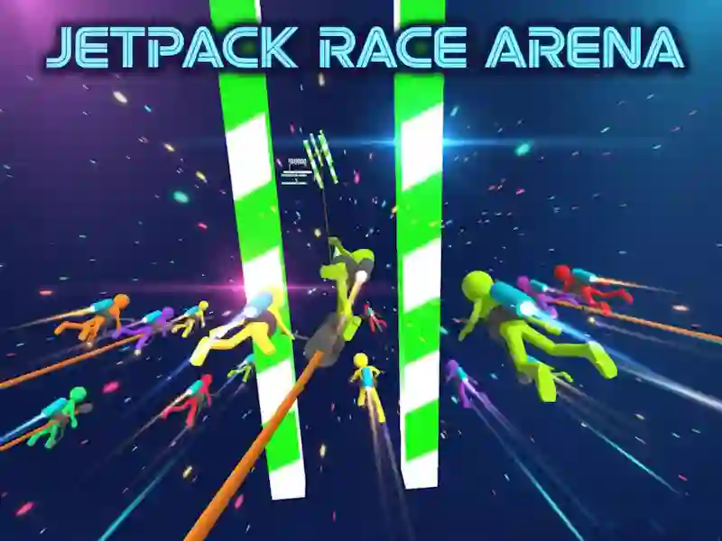 Leikur Jetpack Race Arena á netinu