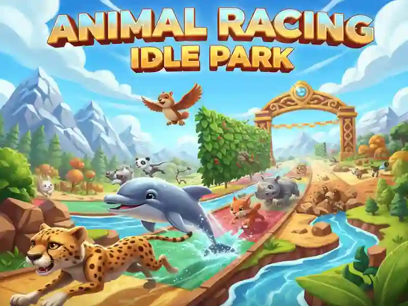 Leikur Animal Racing Idle Park á netinu