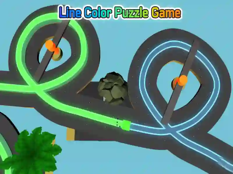 Leikur Line Color Puzzle Game á netinu
