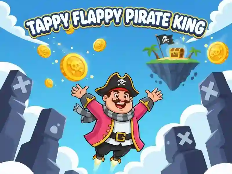 Leikur Tappy Flappy Pirate King á netinu