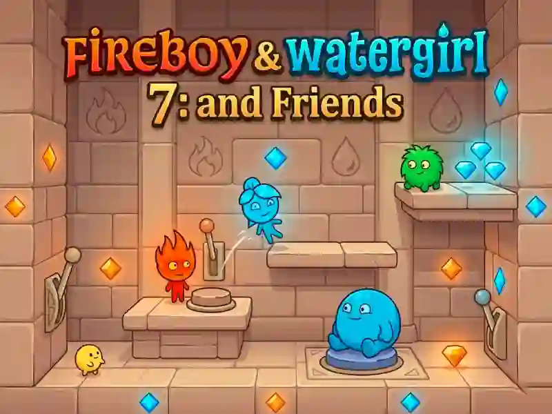 Leikur Fireboy & Watergirl 7: and Friends á netinu
