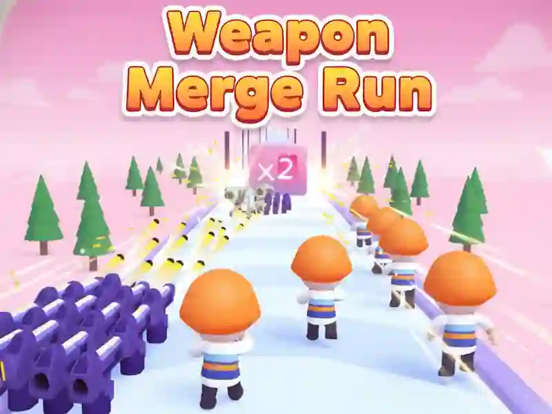 Leikur Weapon Merge Run á netinu