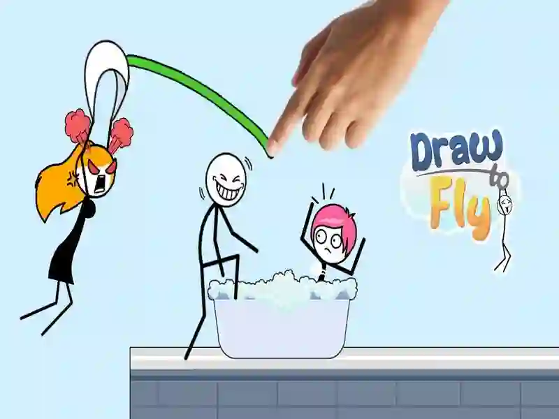 Leikur Draw To Fly á netinu Leikur Draw To Fly á netinu