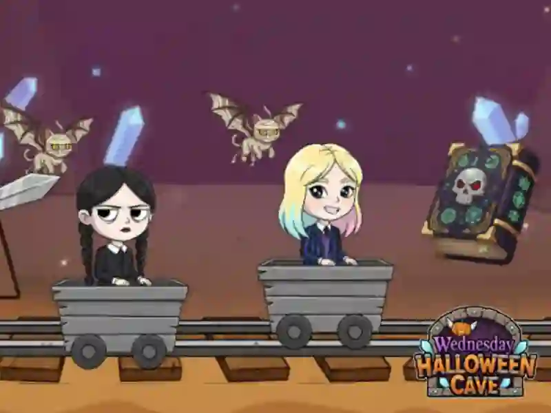 Leikur Miðvikudagur Halloween hellir á netinu