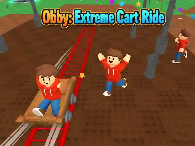 Leikur Obby: Extreme Cart Ride á netinu