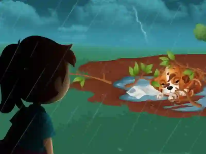 Leikur Lost Puppy Rescue á netinu