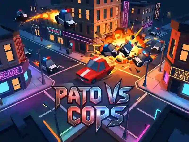 Leikur Pato Vs Cops á netinu
