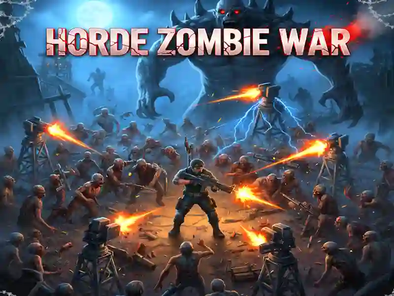 Leikur Horde Zombie War á netinu