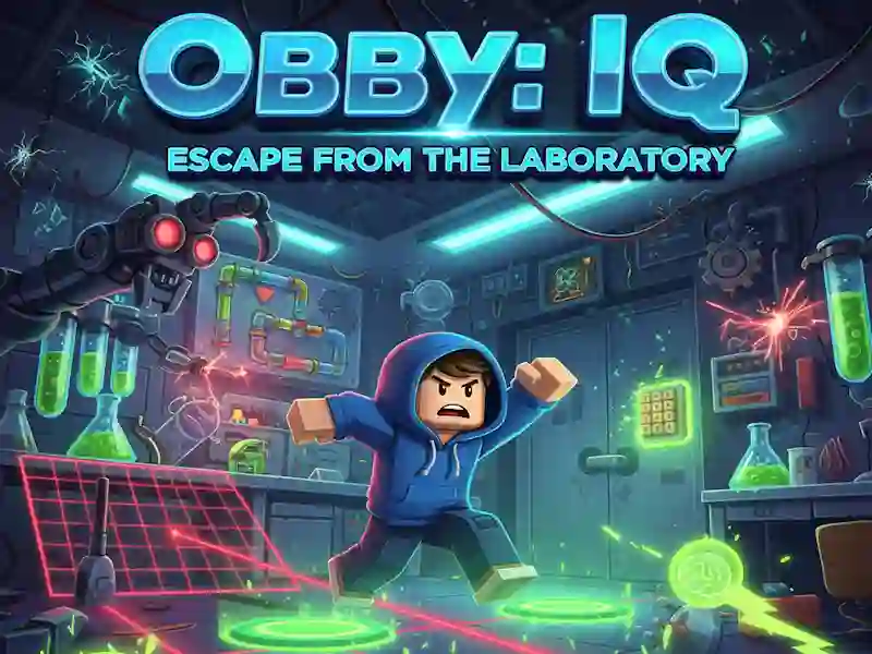 Leikur Obby: IQ Escape from the Laboratory á netinu