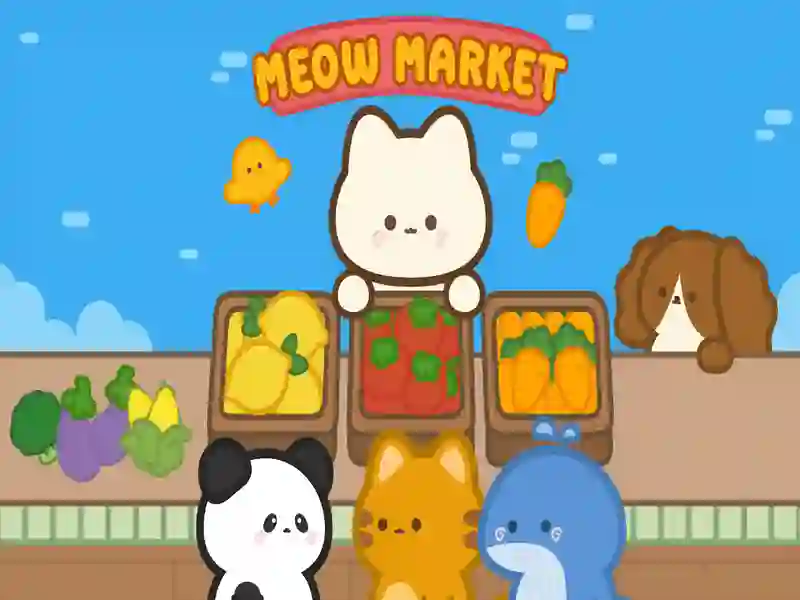 Leikur Meow markaður á netinu Leikur Meow markaður á netinu