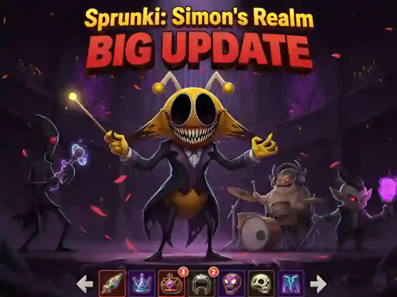 Leikur Sprunki: Simon's Realm Stór uppfærsla á netinu