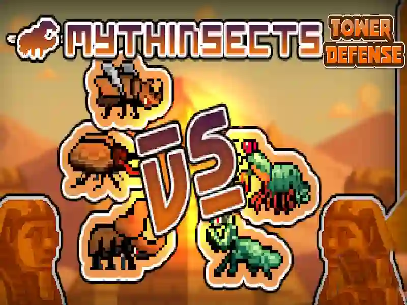 Leikur Mythinsects Tower Defense á netinu
