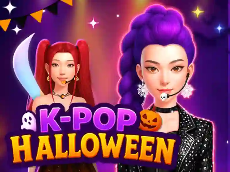 Leikur K Pop Hunter Halloween tíska á netinu