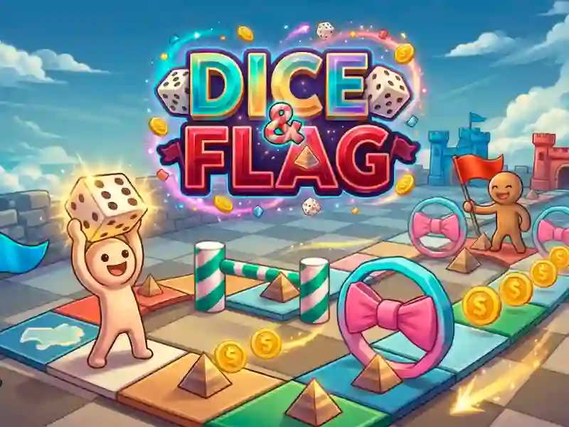 Leikur Dice and Flag á netinu