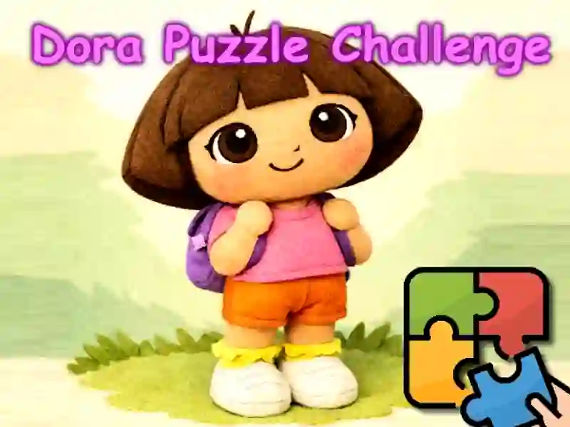Leikur Dora Puzzle Challenge á netinu