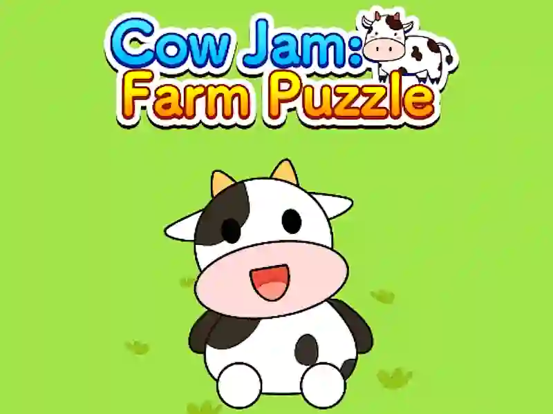 Leikur Cow Jam Farm puzzle á netinu