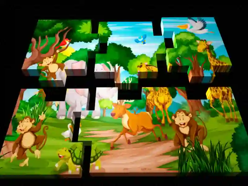 Leikur 3D púsluspil á netinu