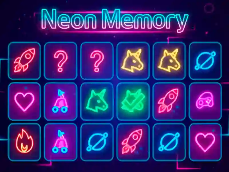 Leikur Neon minni á netinu